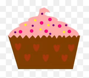 Pink Cupcake With Sprinkles | ClipartFlare - Free Clipart Images ClipartFlare.com 