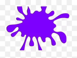 Violet Clipart Splat - Clipart Black Paint Splatter - Png Download ClipartFlare.com 