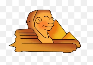 Ancient Egypt Clip Art By Phillip Martin, Sphinx