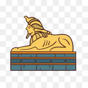 Egyptian Symbol Sphinx Hand Drawn Transparent Png & PNG-WebP Vector