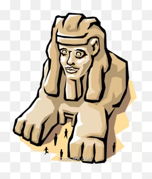 Sphinx Royalty Free Vector Clip Art Illustration -Arch0305 ClipartFlare.com 