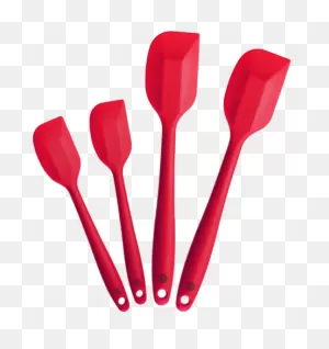Starpack Premium Range Silicone Spatula Set Of 4 In Eu Lfgb Grade With  Hygienic Solid Coating   Bonus 101 Cooking Tips