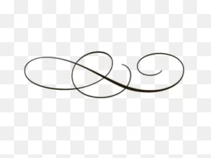 Ornamental Clipart Squiggle - Decorative Black Lines Png ClipartFlare.com 