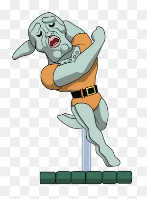 Falling Handsome Squidward