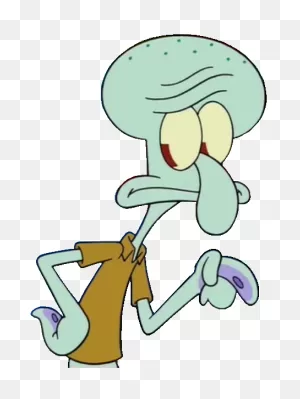 Squidward | Spongebob Squarepants By Thelivingbluejay On 