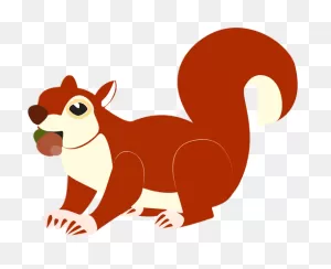 Red Squirrel | Public Domain Vectors