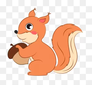Squirrel Clipart - Cartoon - Png Download - Full Size Clipart ClipartFlare.com 