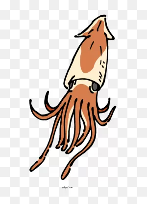 Animals Atlantic Giant Squid Red Fox Colossal Squid For Fish ClipartFlare.com 