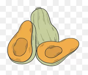 Pumpkins Clipart - Butternut Squash - Png Download - Full Size ClipartFlare.com 