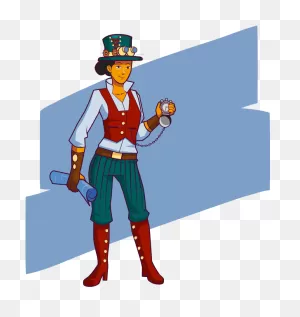 Steampunk Character Concept Art Evi Clipart - Full Size Clipart ClipartFlare.com 