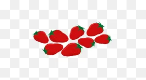 Bunch Of Strawberries Clip Art Image - Clipsafari