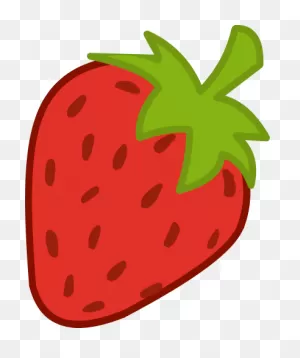 Strawberry Cutie Mark | Strawberry Clipart, Strawberry Art, Clip Art