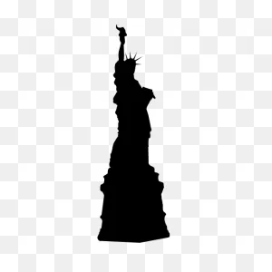 Statue Of Liberty Shape Sticker
