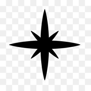 Compass Silhouette Cardinal Direction - Stars Shine Png Download ClipartFlare.com 