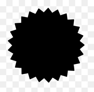 Black And White Starburst Clipart - Clipart Suggest