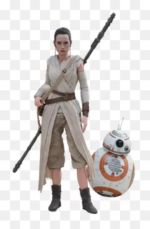 Star Wars Rey And Bb-8 Sixth Scale Figure Set By Hot Toys | Rey ClipartFlare.com 