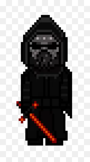 Star Wars: The Force Awakens: Kylo Ren Pixel By Forcemation ClipartFlare.com 
