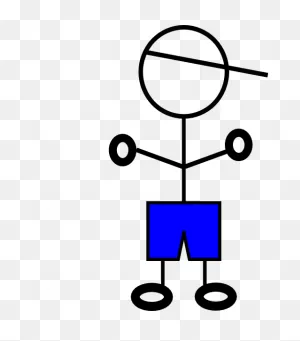 Boy Stick Figure Car Tuning Clipart Free Image Download