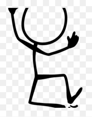 Happy Stick Figure Clipart - Full Size Clipart (#2929864) - ClipartFlare