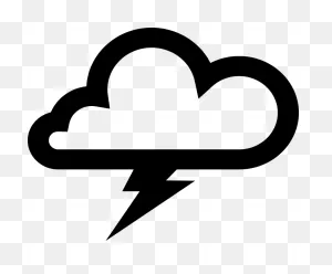 Cloud Clip Art - Storm Cloud Clipart Black And White | Full Size ClipartFlare.com 