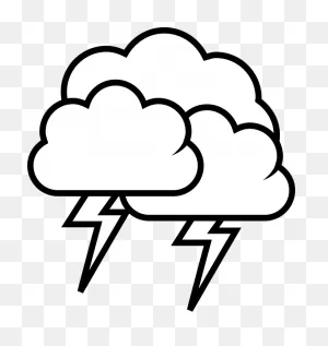 Thunderstorm Cloud Rain - Free Vector Graphic On ClipartFlare
