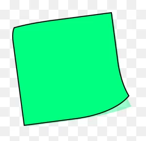 Green Sticky Note Clip Art At ClipartFlare ClipartFlare.com - Vector Clip Art Online ClipartFlare.com 