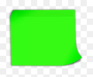 Green Sticky Note - ClipartFlare