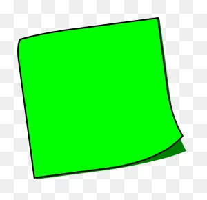 Green Sticky Note Clip Art At ClipartFlare ClipartFlare.com - Vector Clip Art Online ClipartFlare.com 