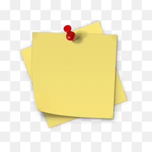 Sticky Note Png