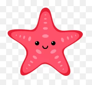 Ocean Starfish Cartoon Line Clipart - Ocean Clipart Nature Clip Art