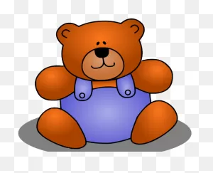 Stuffed Animal Clipart Simple - Stuffed Bear Clip Art - Png ClipartFlare.com 
