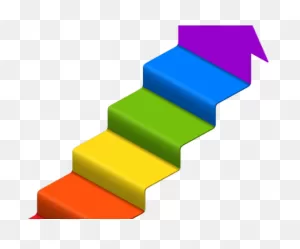 Stairs Clipart 4 Step - Climbing Stairs Clipart Transparent ClipartFlare.com 