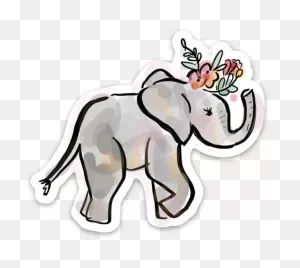 Thepalletpeople-Stickers-Elephant Sticker