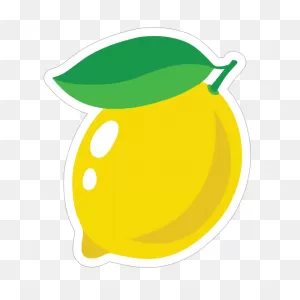 Whole Lemon Sticker