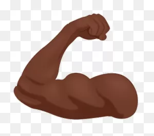Download Hd Strong Arm Emoji Sticker Get Your Favorite Emoji ClipartFlare.com 