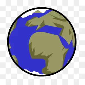 Earth - 8 Bit Earth Transparent Clipart - Full Size Clipart ClipartFlare.com 