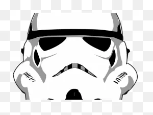 Drawn Head Stormtrooper - Stormtrooper Mask Art Png Clipart - Full ClipartFlare.com 