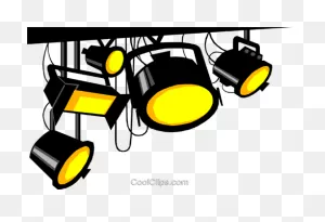Stage Lights Royalty Free Vector Clip Art Illustration -Arts0131 ClipartFlare.com 