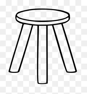 3 Legged Stool - Clipart Best
