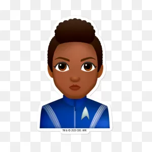 Star Trek: Discovery Burnham Emoji Die Cut Sticker