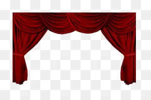 Theatre Curtains, Stage Curtains, Red Drapes