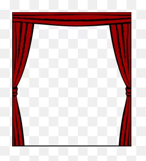 Theater Drapes And Stage Curtains Window Picture Frames - Theater ClipartFlare.com 