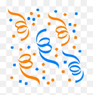 Confetti Streamers Party - Free Vector Graphic On ClipartFlare