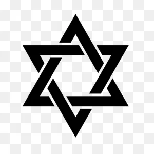 Thick Star Of David Sticker