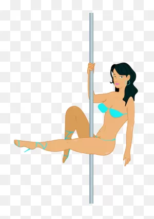 Stripper On A Pole - ClipartFlare