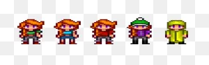 Stardew Valley - Leah Seasonal Outfits | Pixel Art Maker