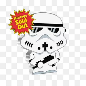 Sold Out! Chibi® Coin Collection Star Wars™ Series – Stormtrooper 1Oz  Silver Coin
