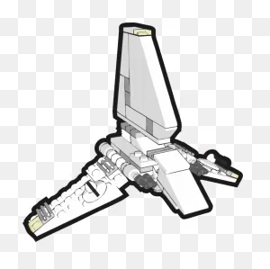 Imperial Shuttle Drawing Computer Icons Line Art Star - Stars Wars ClipartFlare.com 