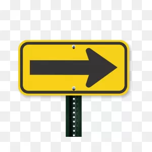 Easily Guide The Drivers During The Day Or At Night With A Reflective  Aluminum Arrow Sign., - Reflective Arrow Signs Are Great For All Times Of  The ClipartFlare.com 