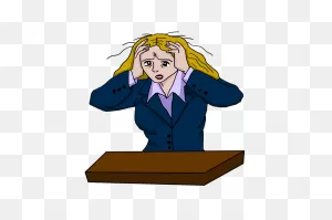Stressed Woman Stress - Free Image On ClipartFlare